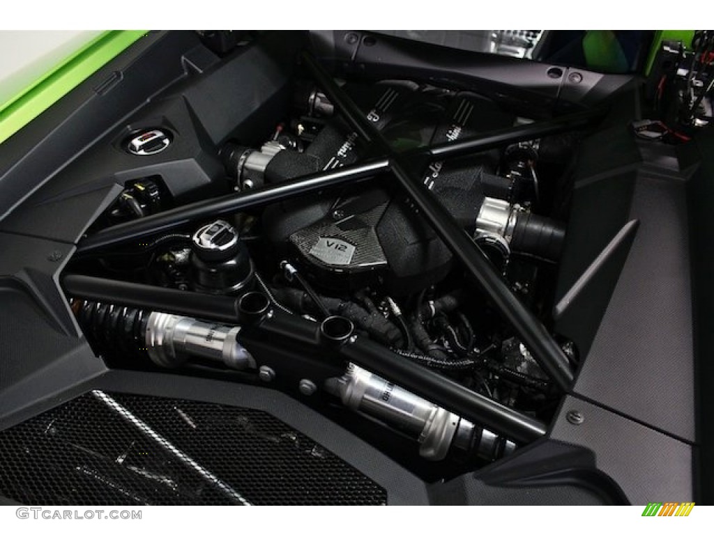 2012 Lamborghini Aventador LP 700-4 6.5 Liter DOHC 48-Valve VVT V12 Engine Photo #82623077