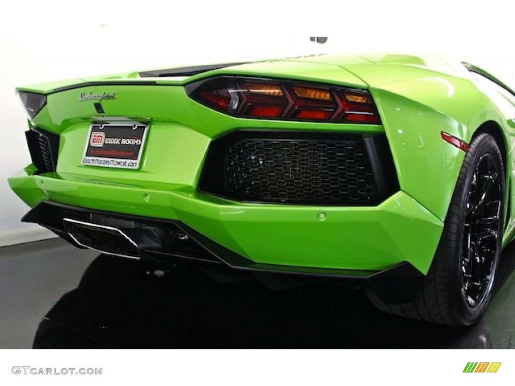 2012 Aventador LP 700-4 - Verde Ithaca (Bright Green) / Nero Ade photo #21