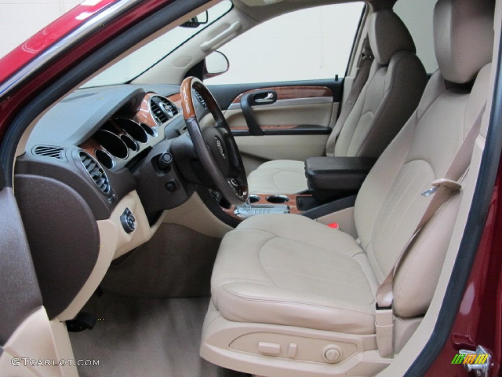 2009 Enclave CXL AWD - Red Jewel Tintcoat / Cocoa/Cashmere photo #16