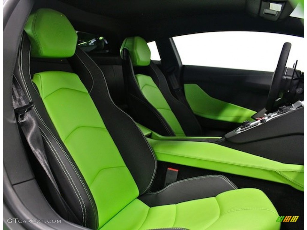Nero Ade Interior 2012 Lamborghini Aventador LP 700-4 Photo #82623422