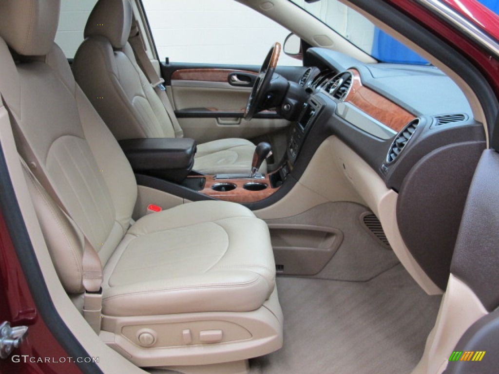 2009 Enclave CXL AWD - Red Jewel Tintcoat / Cocoa/Cashmere photo #24