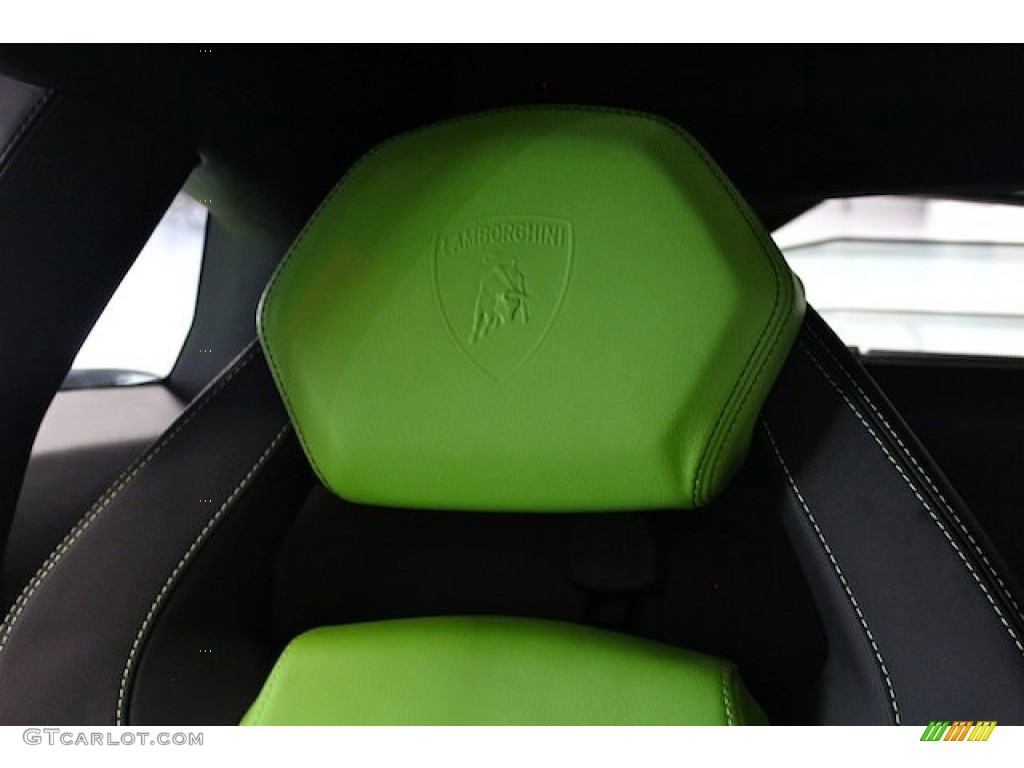 2012 Aventador LP 700-4 - Verde Ithaca (Bright Green) / Nero Ade photo #35