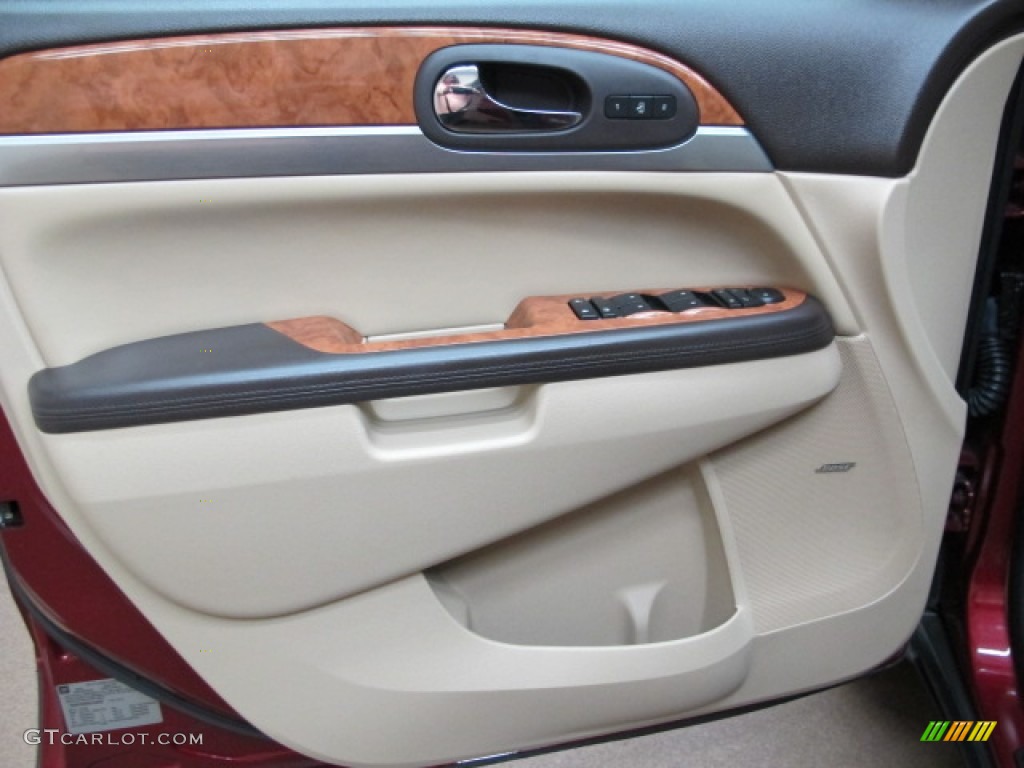 2009 Enclave CXL AWD - Red Jewel Tintcoat / Cocoa/Cashmere photo #46