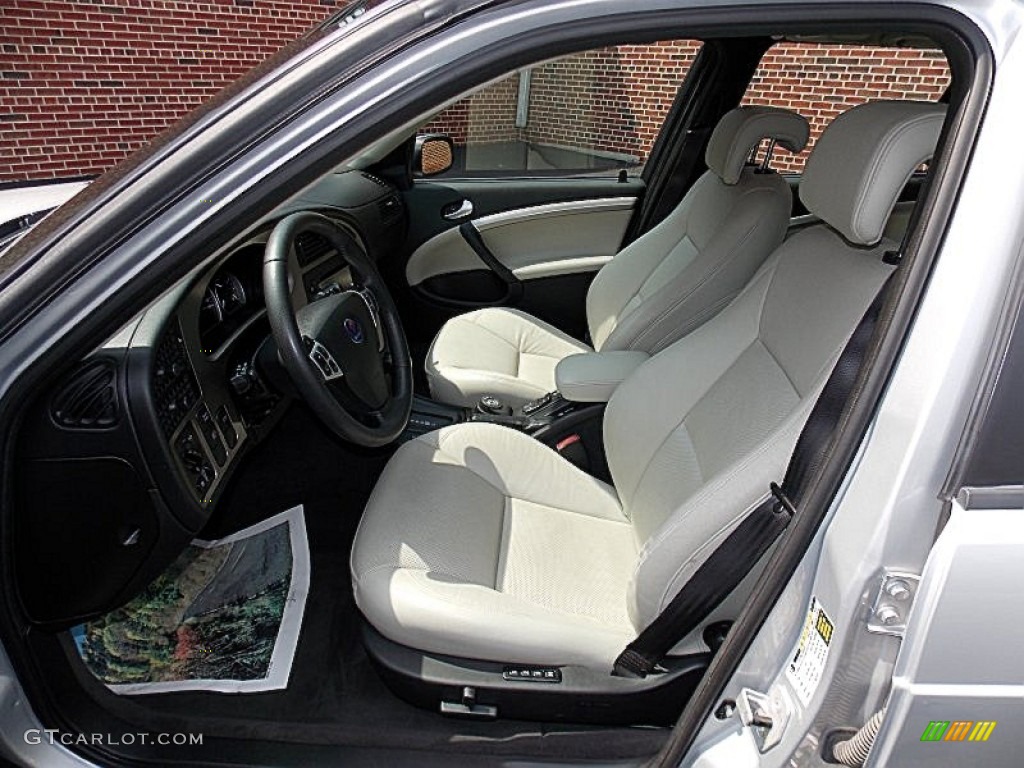 Obsidian Black Interior 2006 Saab 9-5 2.3T SportCombi Wagon Photo #82624433