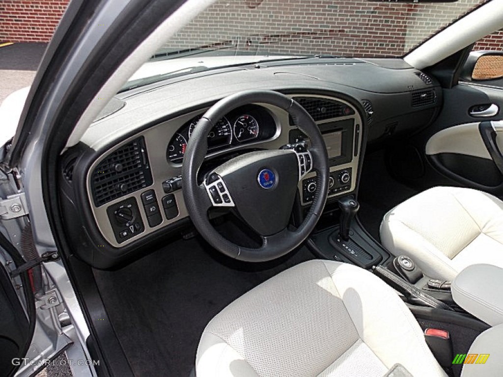 2006 Saab 9-5 2.3T SportCombi Wagon Obsidian Black Dashboard Photo #82624467