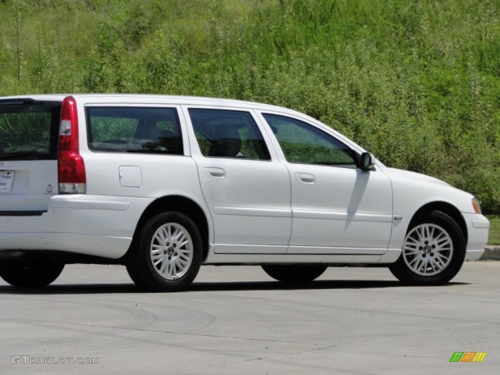 2005 V70 2.4 - Ice White / Taupe/Light Taupe photo #3