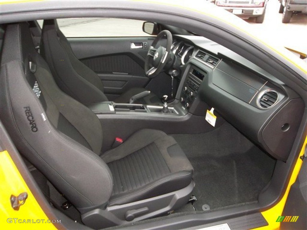 Charcoal Black/Recaro Sport Seats Interior 2013 Ford Mustang Boss 302 Photo #82624979