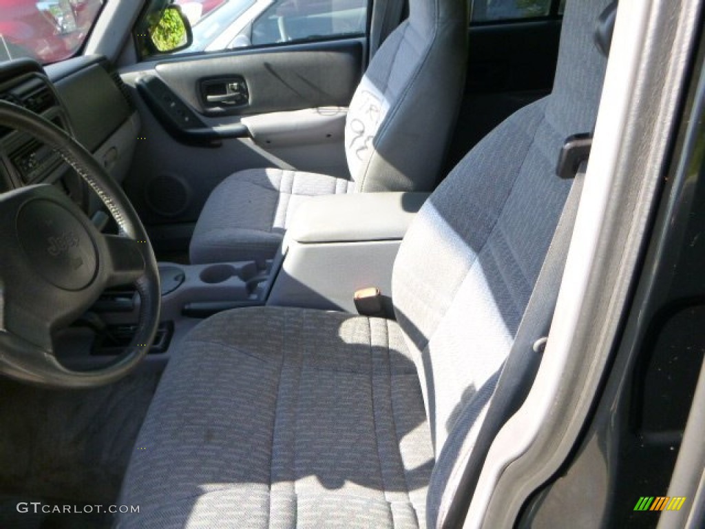 1997 Jeep Cherokee Sport 4x4 Front Seat Photo #82625975