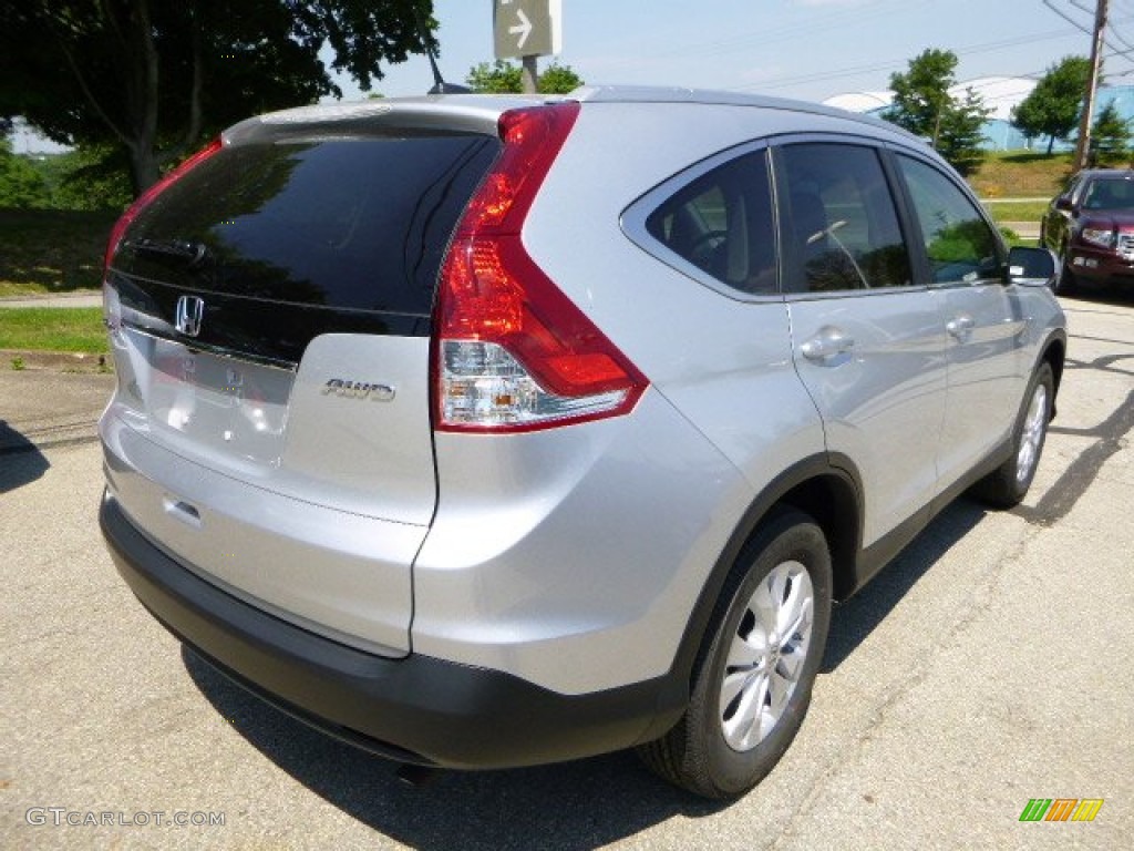 2013 CR-V EX-L AWD - Alabaster Silver Metallic / Black photo #3