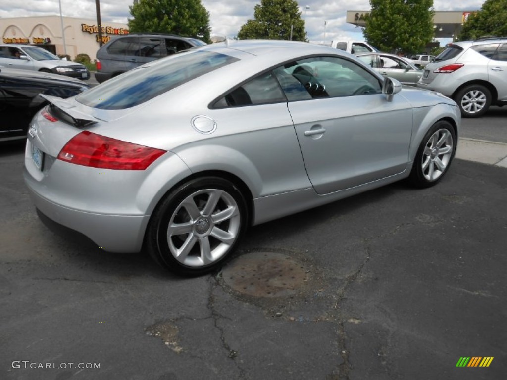 2008 TT 2.0T Coupe - Ice Silver Metallic / Black photo #5