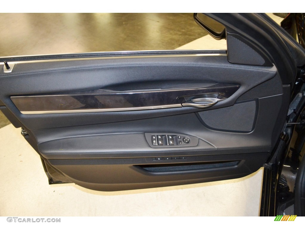2011 7 Series 740Li Sedan - Jet Black / Black photo #13