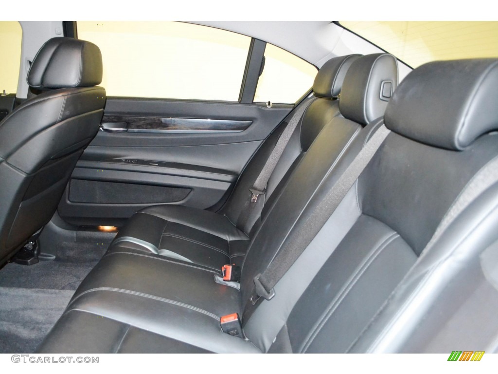 2011 7 Series 740Li Sedan - Jet Black / Black photo #15