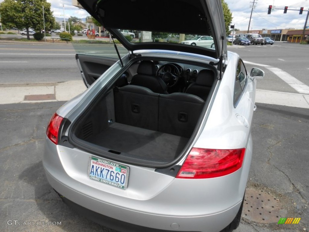 2008 TT 2.0T Coupe - Ice Silver Metallic / Black photo #10