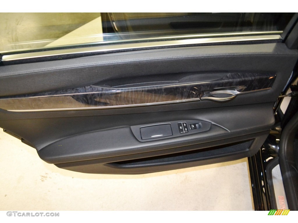 2011 7 Series 740Li Sedan - Jet Black / Black photo #17