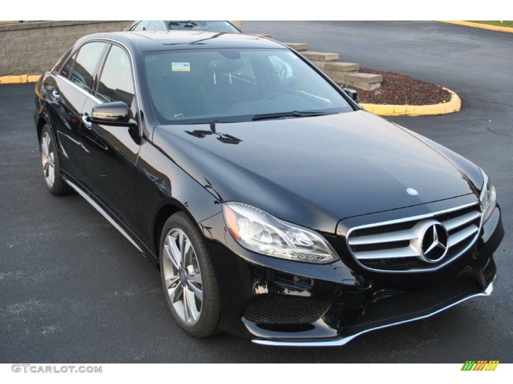 2014 E 350 4Matic Sport Sedan - Black / Black photo #1