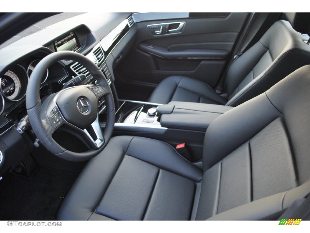 2014 E 350 4Matic Sport Sedan - Black / Black photo #4