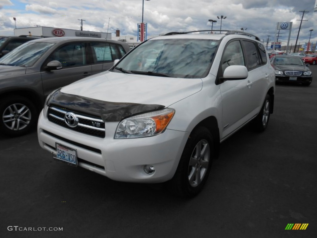 2007 RAV4 Limited 4WD - Super White / Taupe photo #1