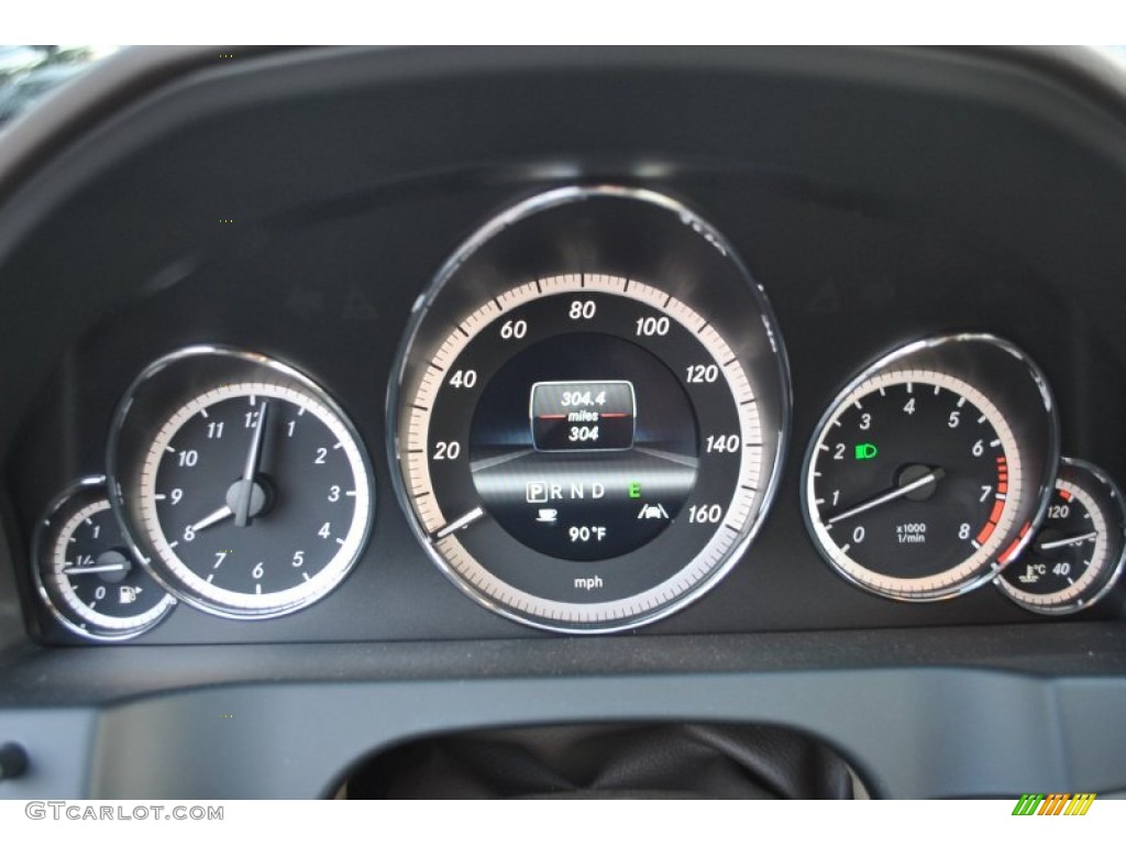 2013 Mercedes-Benz E 350 4Matic Sedan Gauges Photo #82628135