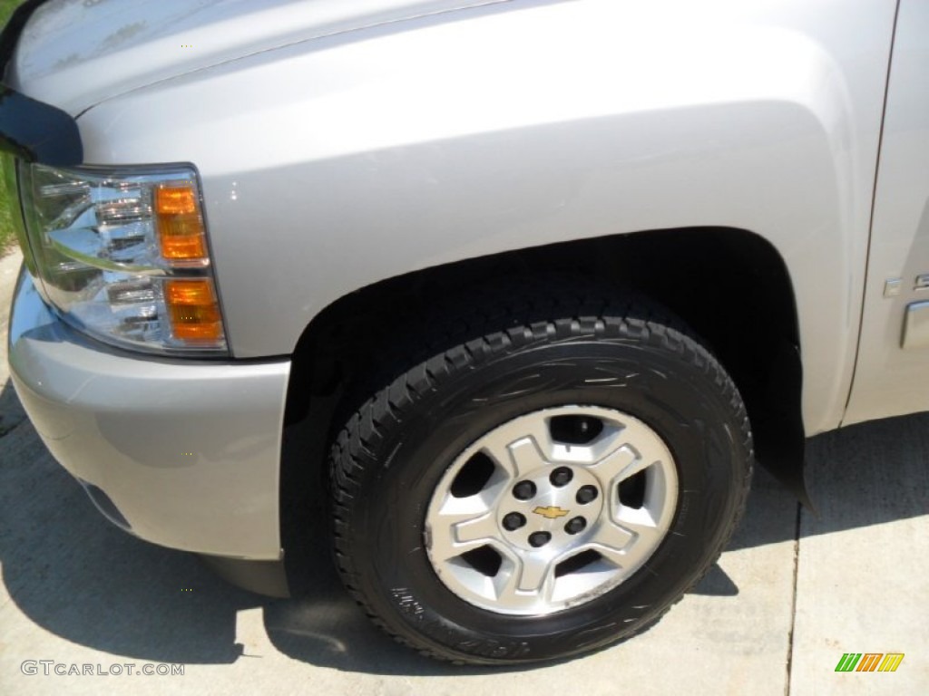 2007 Silverado 1500 LT Extended Cab 4x4 - Silver Birch Metallic / Light Titanium/Ebony Black photo #27