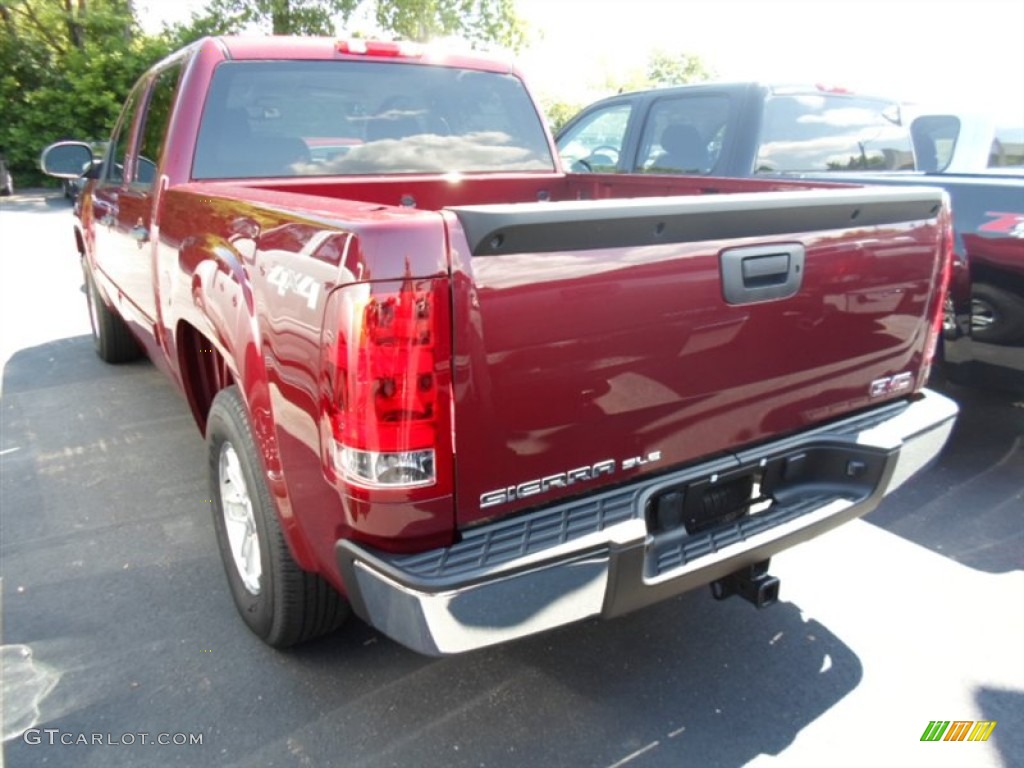 2013 Sierra 1500 SLE Crew Cab 4x4 - Sonoma Red Metallic / Ebony photo #6