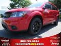 Bright Red 2013 Dodge Journey SXT Blacktop