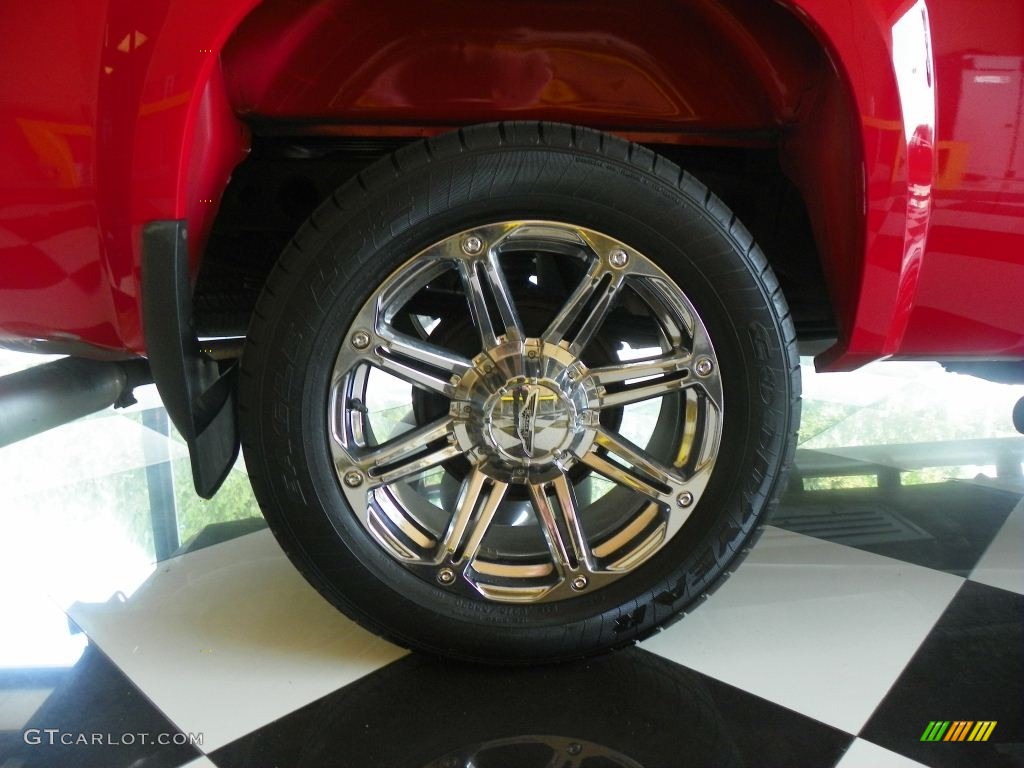 2008 Sierra 1500 SLE Crew Cab - Fire Red / Light Cashmere photo #7