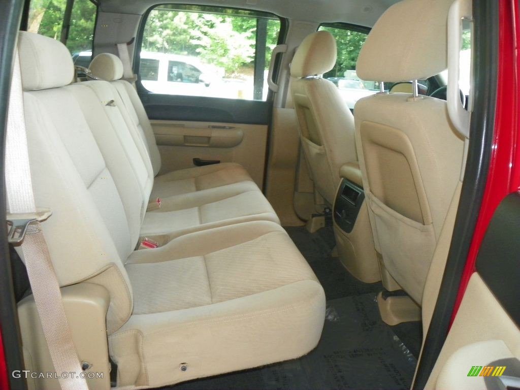 2008 Sierra 1500 SLE Crew Cab - Fire Red / Light Cashmere photo #9