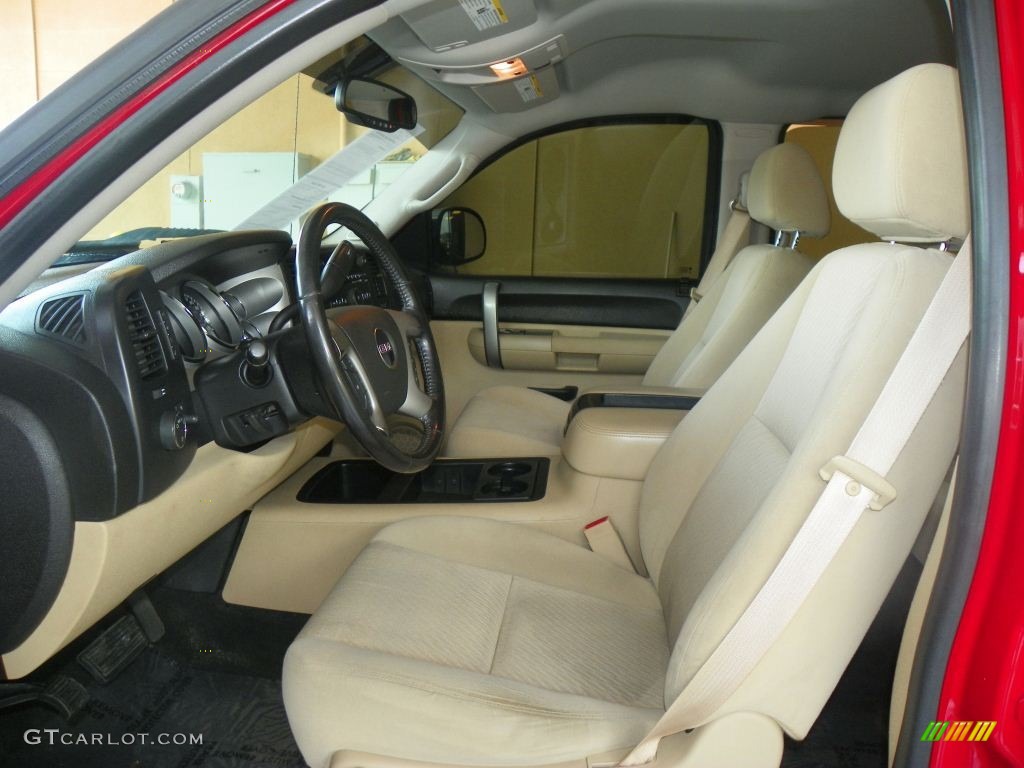 2008 Sierra 1500 SLE Crew Cab - Fire Red / Light Cashmere photo #10