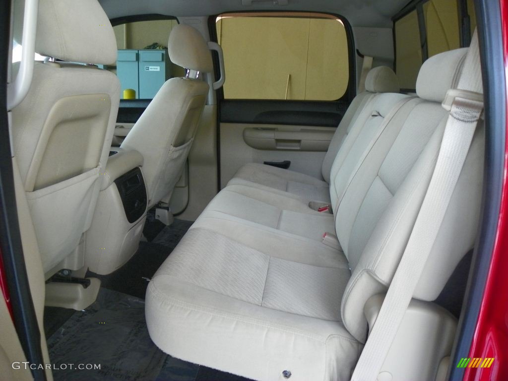 2008 Sierra 1500 SLE Crew Cab - Fire Red / Light Cashmere photo #11