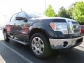 2011 Ebony Black Ford F150 Lariat SuperCrew  photo #4