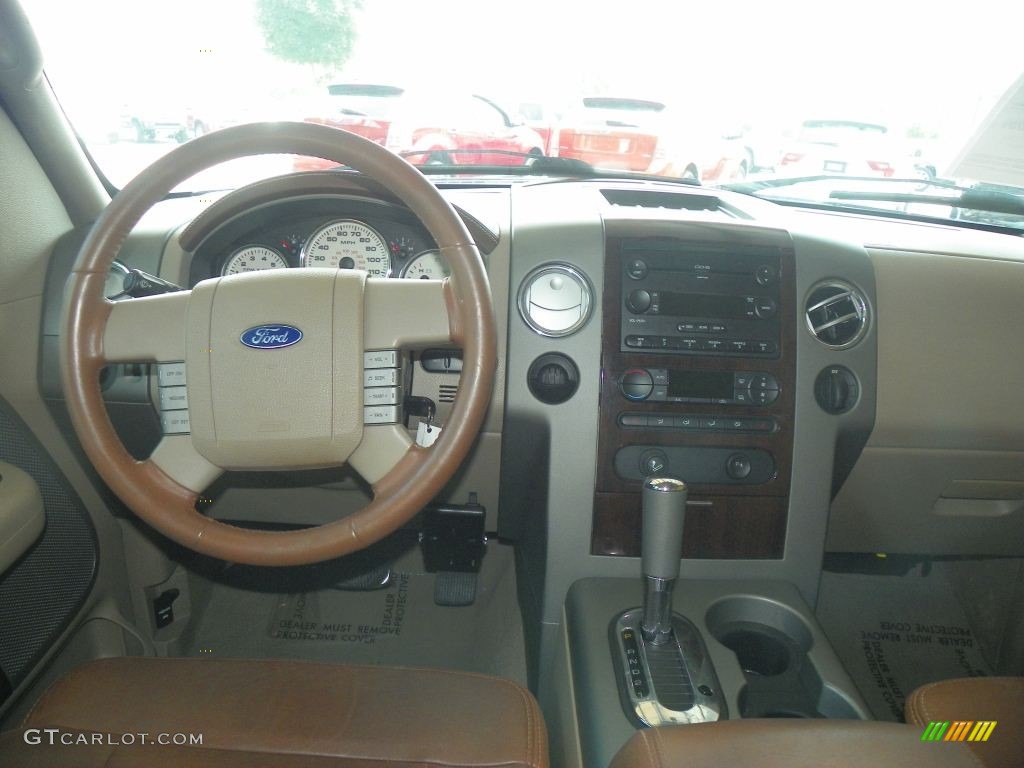 2006 F150 King Ranch SuperCrew - Dark Stone Metallic / Castano Brown Leather photo #13