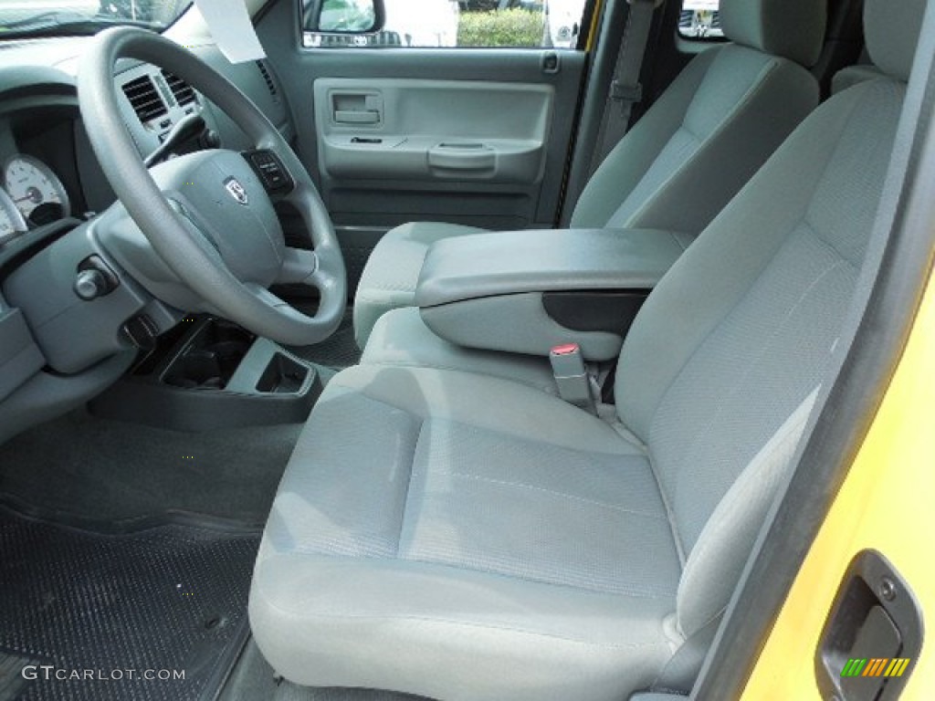 Medium Slate Gray Interior 2006 Dodge Dakota SLT Sport Club Cab Photo #82634353