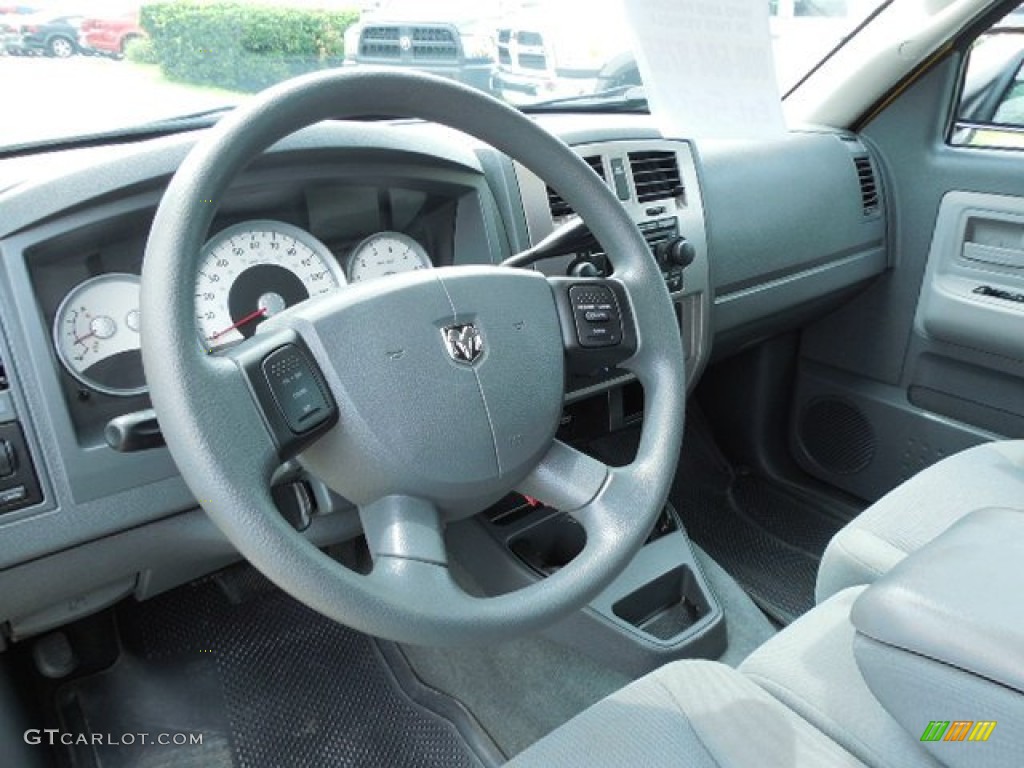 Medium Slate Gray Interior 2006 Dodge Dakota SLT Sport Club Cab Photo #82634396