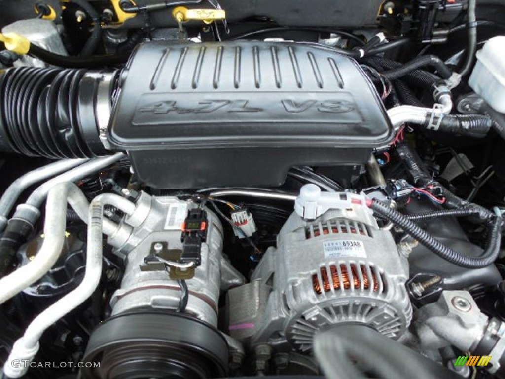 2006 Dodge Dakota SLT Sport Club Cab 4.7 Liter SOHC 16-Valve PowerTech V8 Engine Photo #82634594