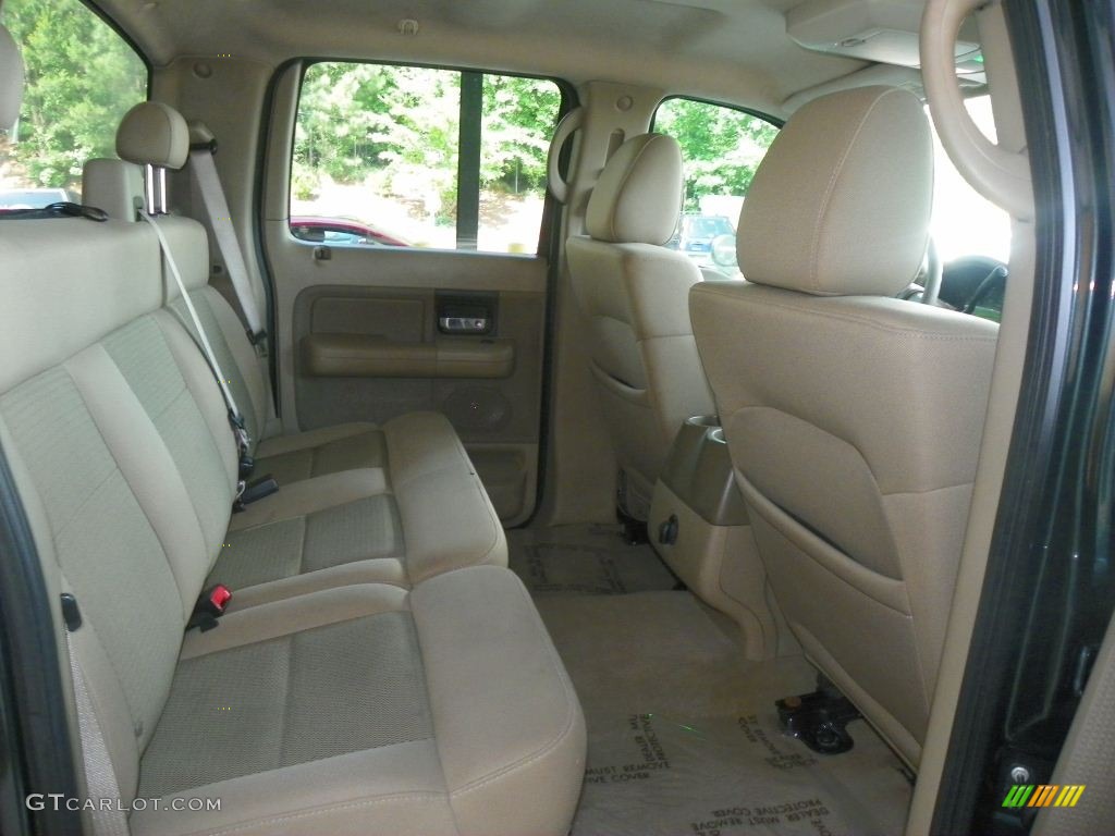 2005 F150 XLT SuperCrew - Aspen Green Metallic / Tan photo #10