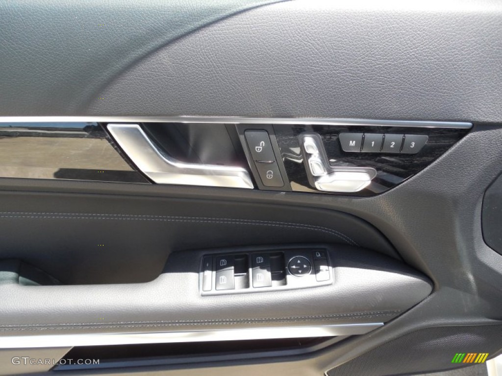2014 Mercedes-Benz E 350 Cabriolet Black Door Panel Photo #82635818