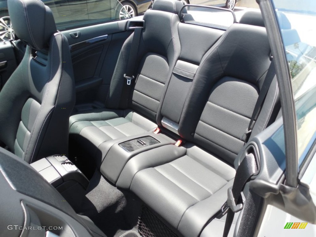 Black Interior 2014 Mercedes-Benz E 350 Cabriolet Photo #82635857