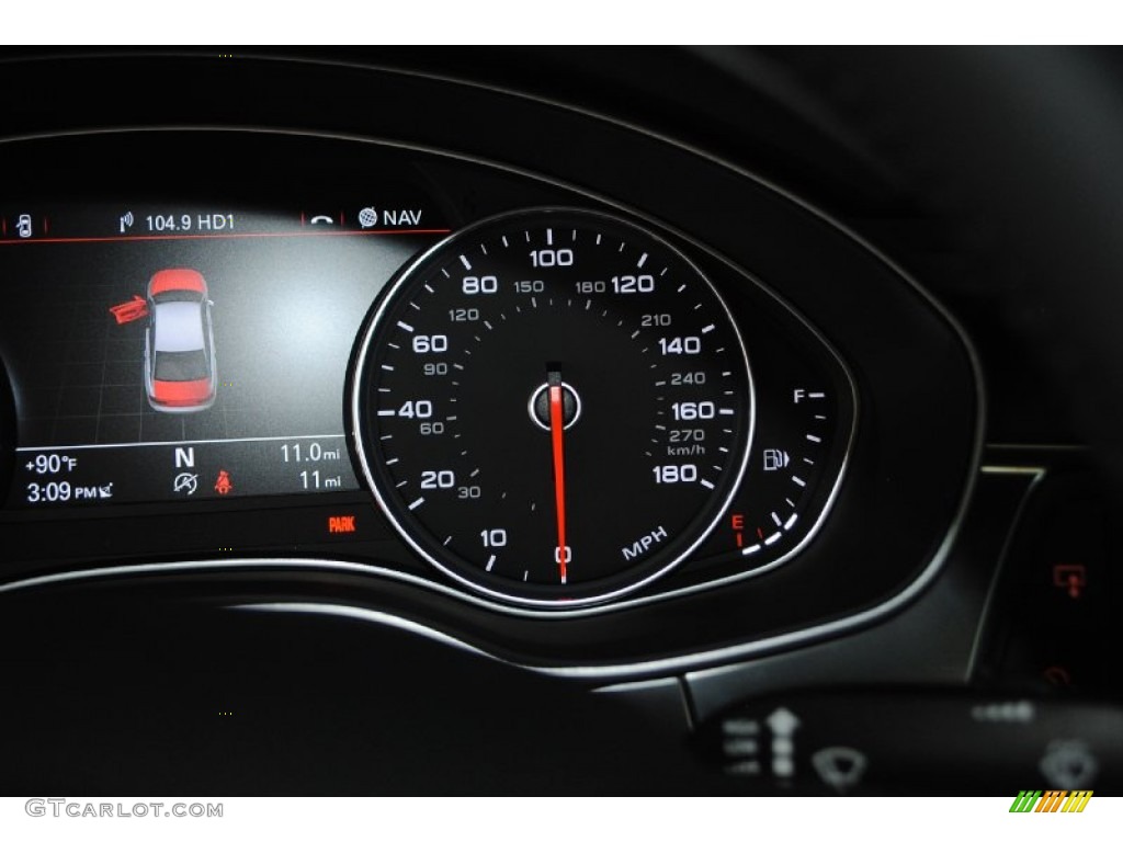 2013 A6 3.0T quattro Sedan - Quartz Gray Metallic / Black photo #23