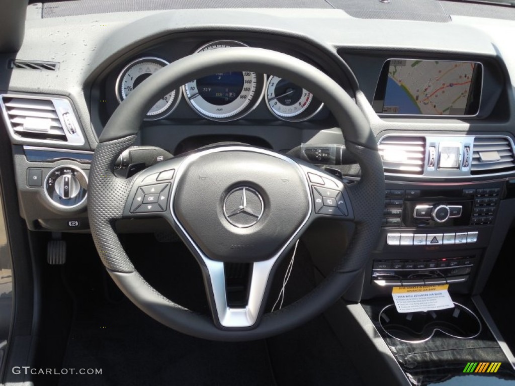 2014 Mercedes-Benz E 350 Cabriolet Black Dashboard Photo #82636182