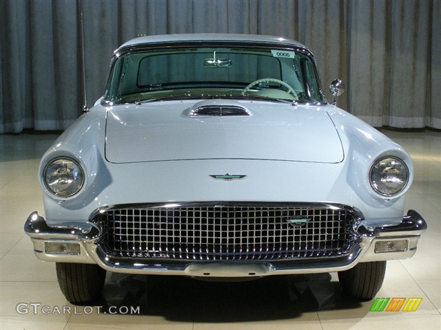 1957 Ford Thunderbird Power Blue / White, Front 1957 Ford Thunderbird Convertible Parts