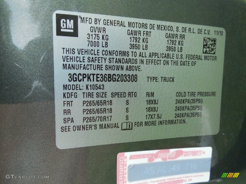 2011 Silverado 1500 LTZ Crew Cab 4x4 - Steel Green Metallic / Dark Cashmere/Light Cashmere photo #23
