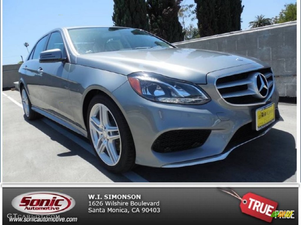 2014 E 350 Sport Sedan - Paladium Silver Metallic / Gray/Dark Gray photo #1