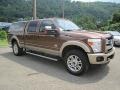 2011 Golden Bronze Metallic Ford F250 Super Duty King Ranch Crew Cab 4x4  photo #11