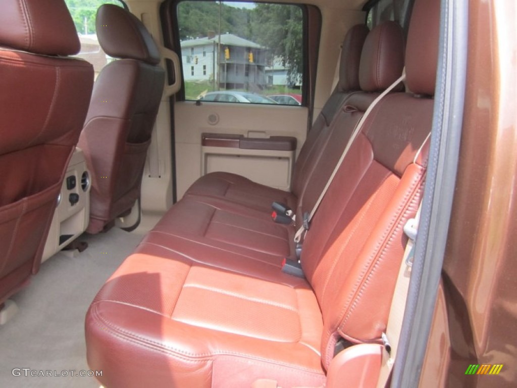 2011 F250 Super Duty King Ranch Crew Cab 4x4 - Golden Bronze Metallic / Chaparral Leather photo #23