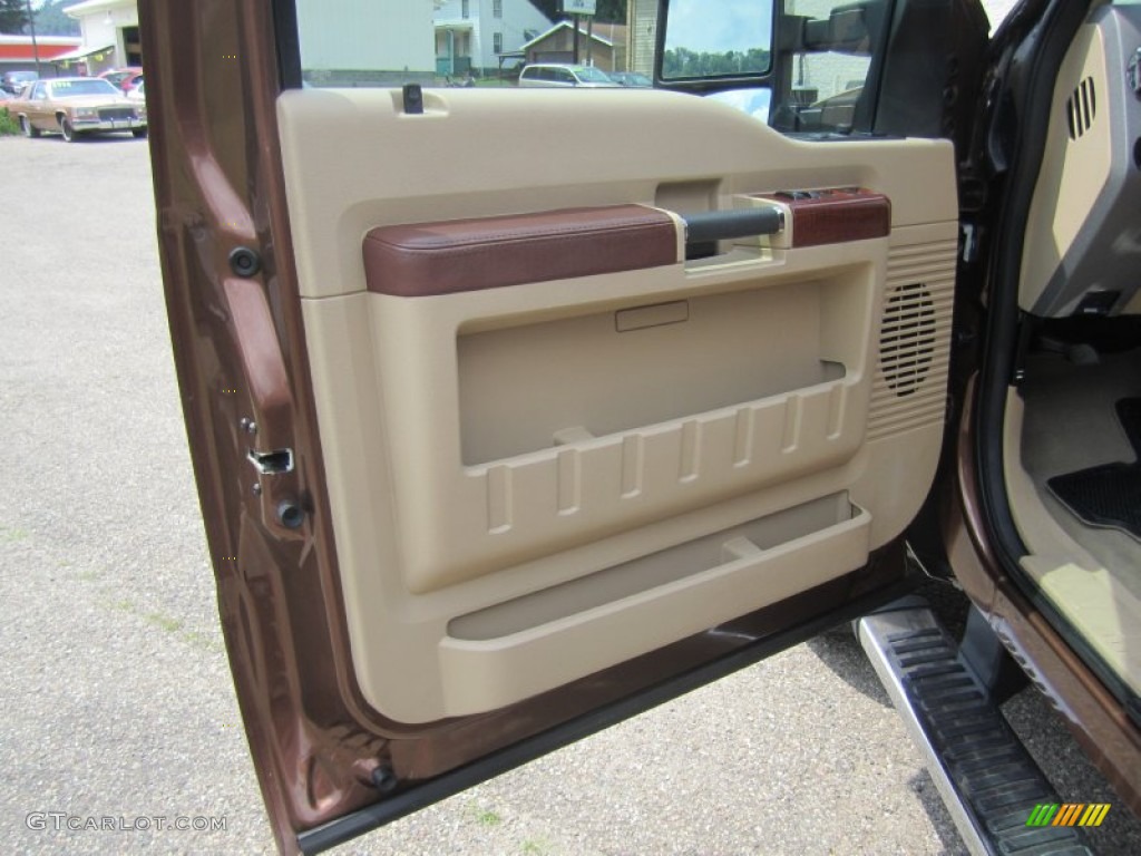 2011 F250 Super Duty King Ranch Crew Cab 4x4 - Golden Bronze Metallic / Chaparral Leather photo #27