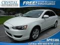 Wicked White Satin 2009 Mitsubishi Lancer ES