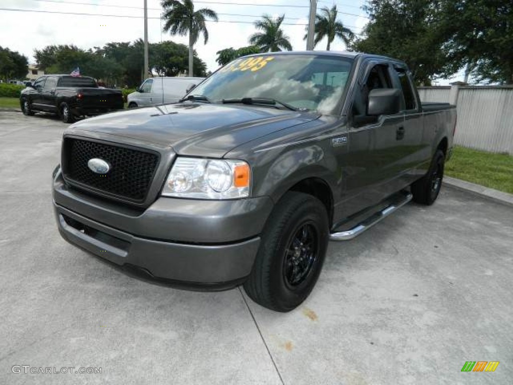 2006 F150 XLT SuperCab - Dark Shadow Grey Metallic / Medium Flint photo #7