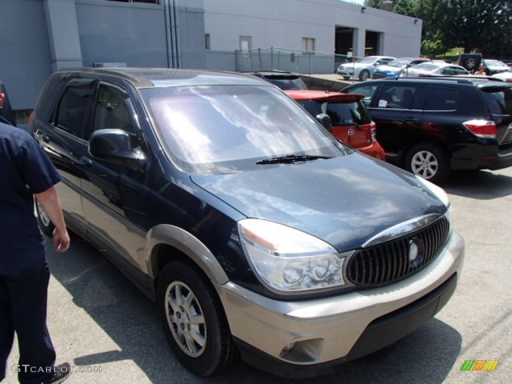 2004 Rendezvous CXL AWD - Dark Steel Blue Metallic / Light Gray photo #1