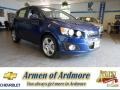 Blue Topaz Metallic 2013 Chevrolet Sonic LTZ Hatch