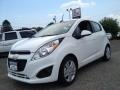 Summit White 2013 Chevrolet Spark LS